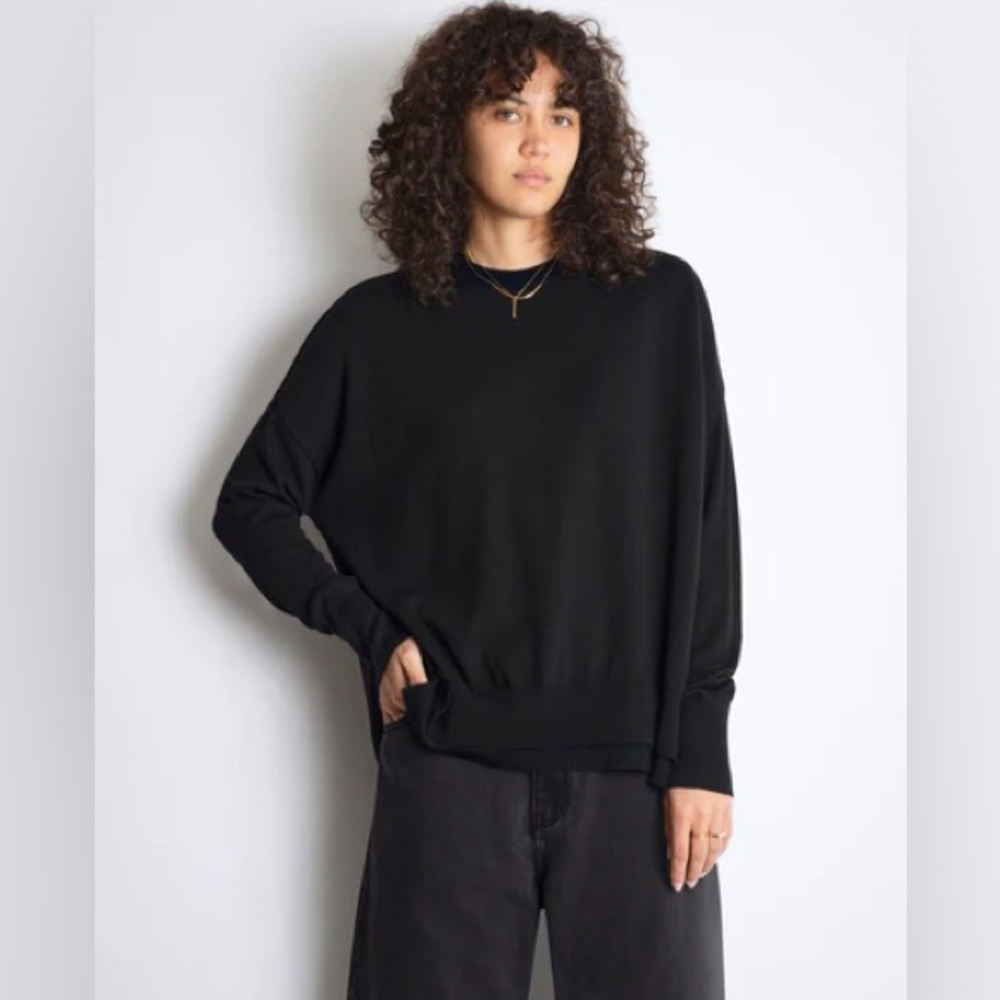 ROUCHA black Tilo Layered Sweater size A / size Small